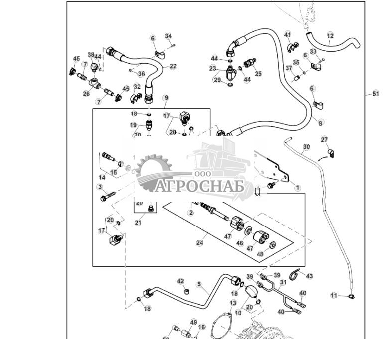 Repair Kit, Fan Driver Hose and Valve, IVT™, 9L Engine - ST936901 144.jpg